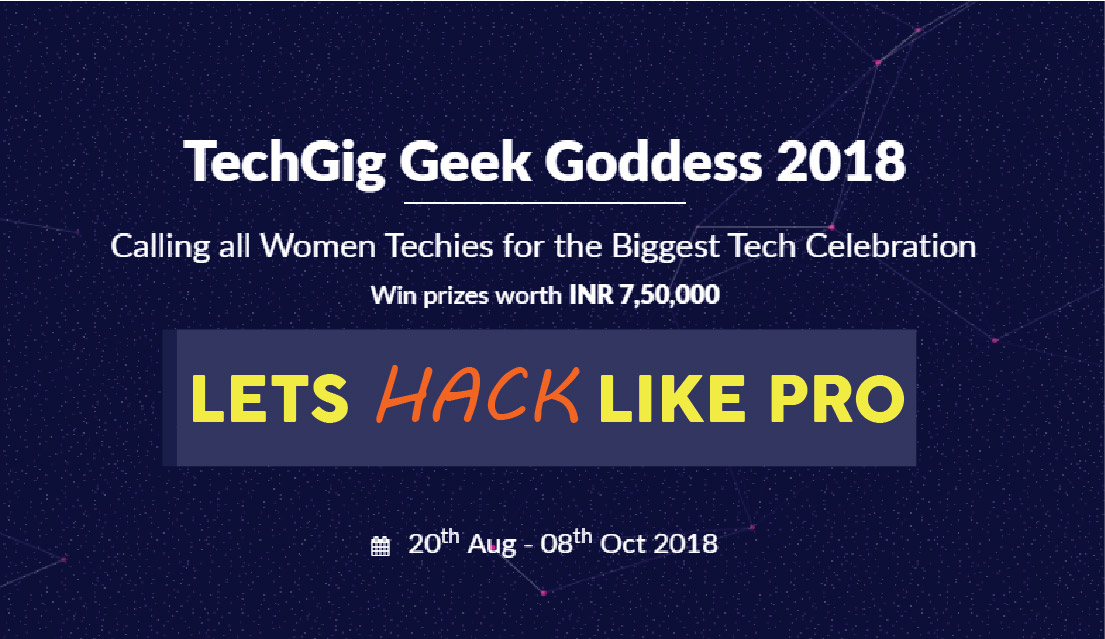 TechGig Geek Goddess 2018