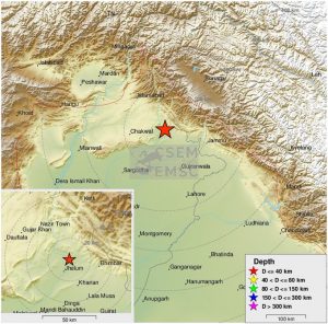 Earth quake in North india