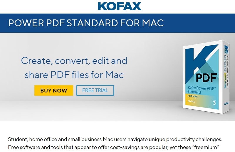 Kofax Power PDF for Mac 