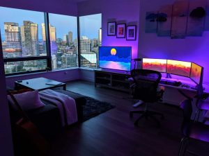 Studio Apartment Gaming Bedroom