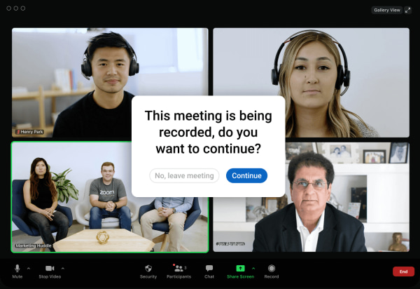 how to record zoom meeting with headphones