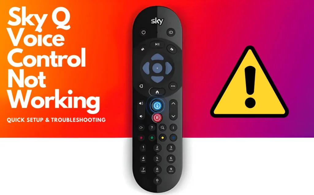 sky q remote not working