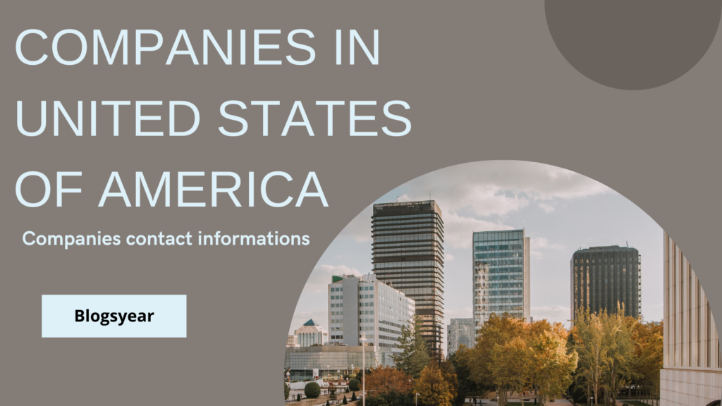 Companies In United States Of America