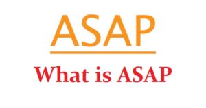 What is ASAP