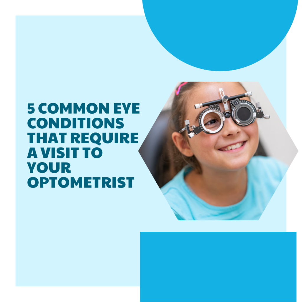 5 Common Eye Conditions That Require A Visit To Your Optometrist