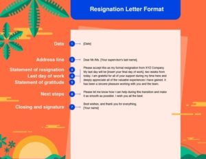 resignation letter example
