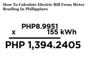 How To Calculate Electric Bill From Meter Reading In Philippines