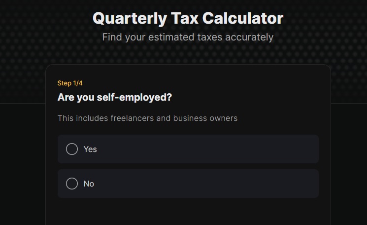 quarterly tax calculator