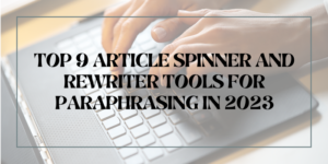 article spinner and rewriter