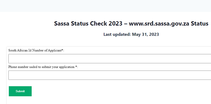 sassa status check