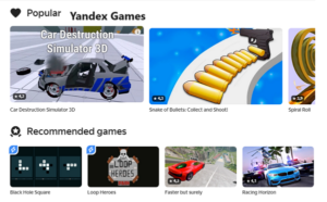 yandex games