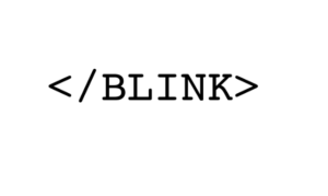 blink html google trick