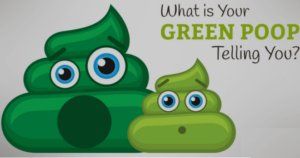 what does green poop mean