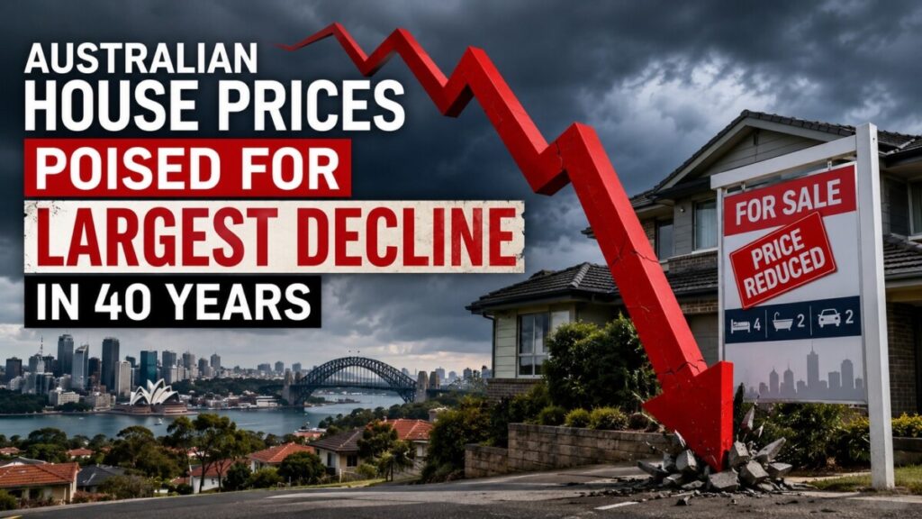 Australian house prices poised for largest decline in 40 years